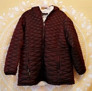 Steve Madden 1X Purple Winter Coat